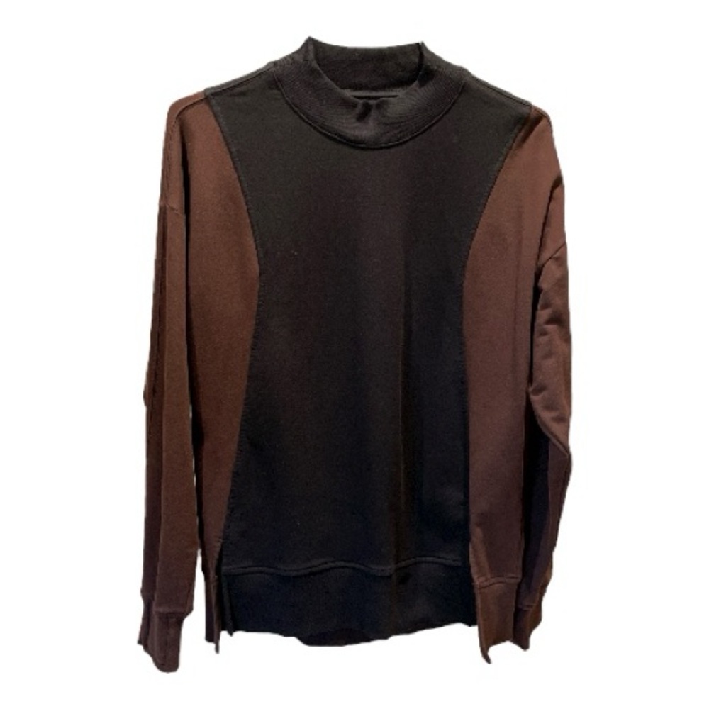 Athleta Retroterry Color Block Sweatshirt